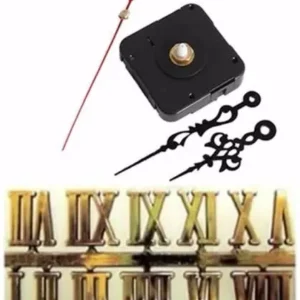 Maquinaria Reloj Pin Largo 19 Mm +juego Números (Usado)