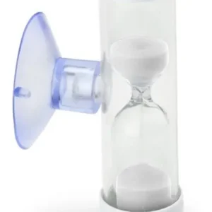 Mini Reloj De Arena Temporizador 4 Minutos Color Blanco