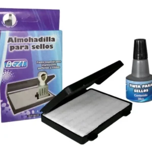 Almohadilla + Tinta Para Sellos 11,5 X 8.4 Cm