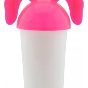 Vaso Pitillo No.6 Plástico Tapa En Forma De Perro