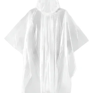 Capa Poncho Impermeable Adultos Unisex Lluvia Transparente