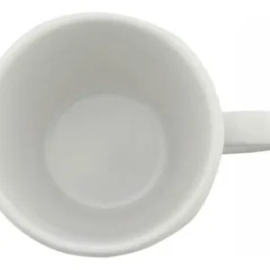 Pocillo Mug Melamina Blanco Taza Resistente De Café X 3 Unds