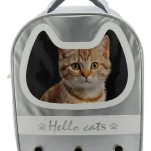 Mochila Morral Burbuja Transporte De Mascotas Gatos Perros