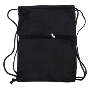 Tula Deportiva Impermeable 2 Bolsillos Color Negro 41×31 Cm