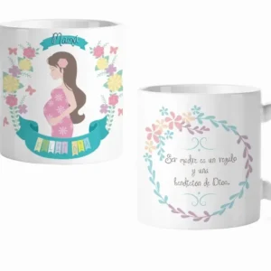 Mug #08 Regalo Día De La Madre Embarazada