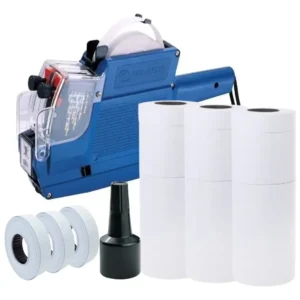 Etiquetadora 2 Líneas + Cinta X 100 Rollos + Tinta