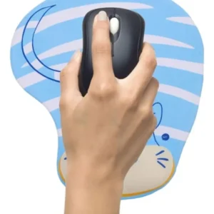 Mouse Pad Descansa Muñecas Ergonómico En Gel Diseño De Gato