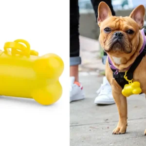 Dispensador De Bolsas En Forma De Hueso / Mascota