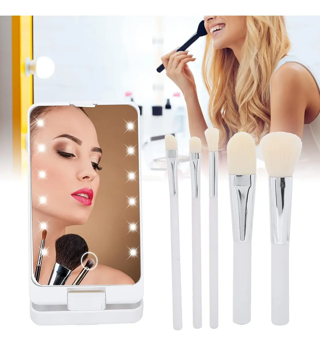 Espejo De Maquillaje Luz Led - Image 2