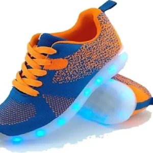 Tenis Con Luz Led Importado Incluye Cable Usb