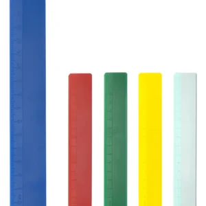 Regla Plastica De 15 Cm X 12 Colores Surtidos Economica