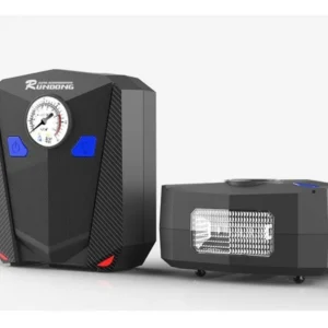 Compresor Aire Portátil 12v Carro Inflador 150 Psi Luz Led