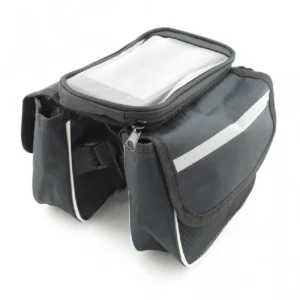 Estuche Alforja Maleta Doble Bicicleta Con Porta Celular