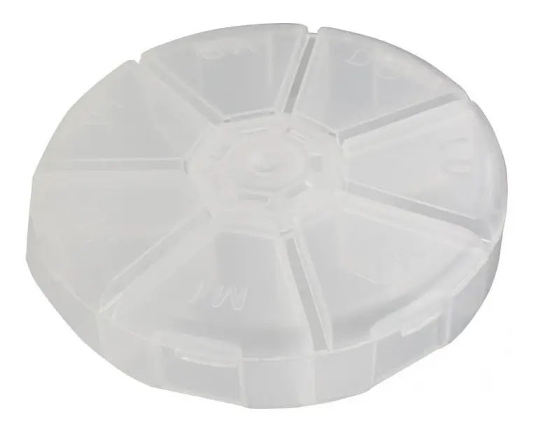 Pastillero Redondo Semanal Compartimentos X 7 Día X 27 Unid - Image 2