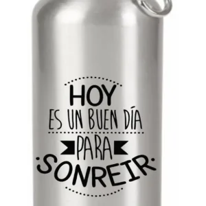 Caramañola Botella Metálica Personalizada 600 Ml – Plateada