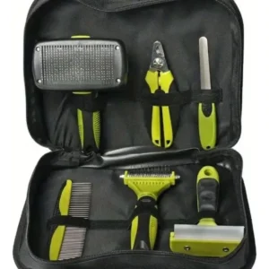 Kit De Aseo Para Mascotas X 6 Piezas + Maletín Perros Gatos