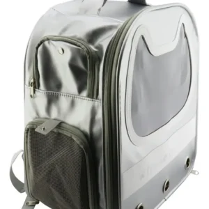 Mochila Morral Burbuja Transporte De Mascotas Gatos Perros