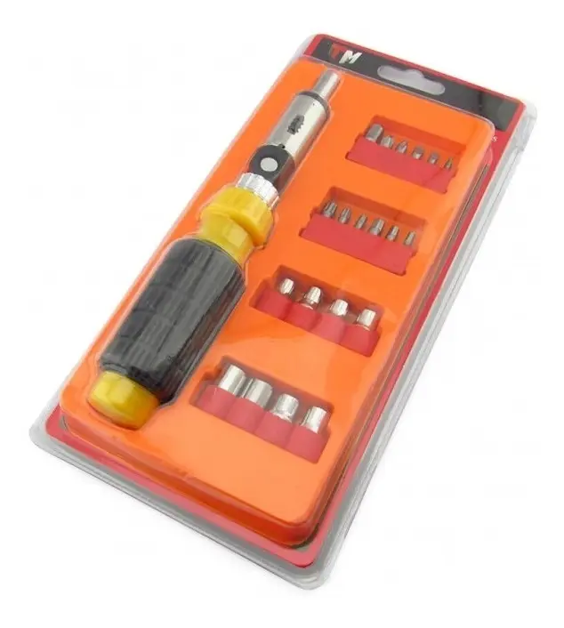 Juego Destornillador Con Rache Ms#1 Copas Puntas