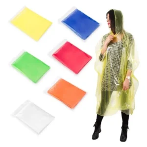 Capa O Poncho Impermeable En Plastico Para Lluvia Cobertor