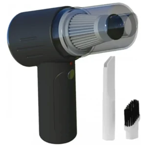 Aspiradora Portátil Mini 2 En 1 Interior Exterior Negro Usb