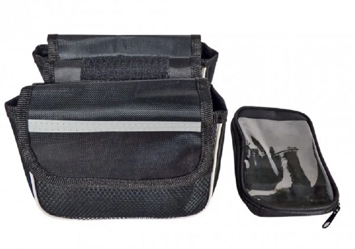 Estuche Alforja Maleta Doble Bicicleta Con Porta Celular - Image 3