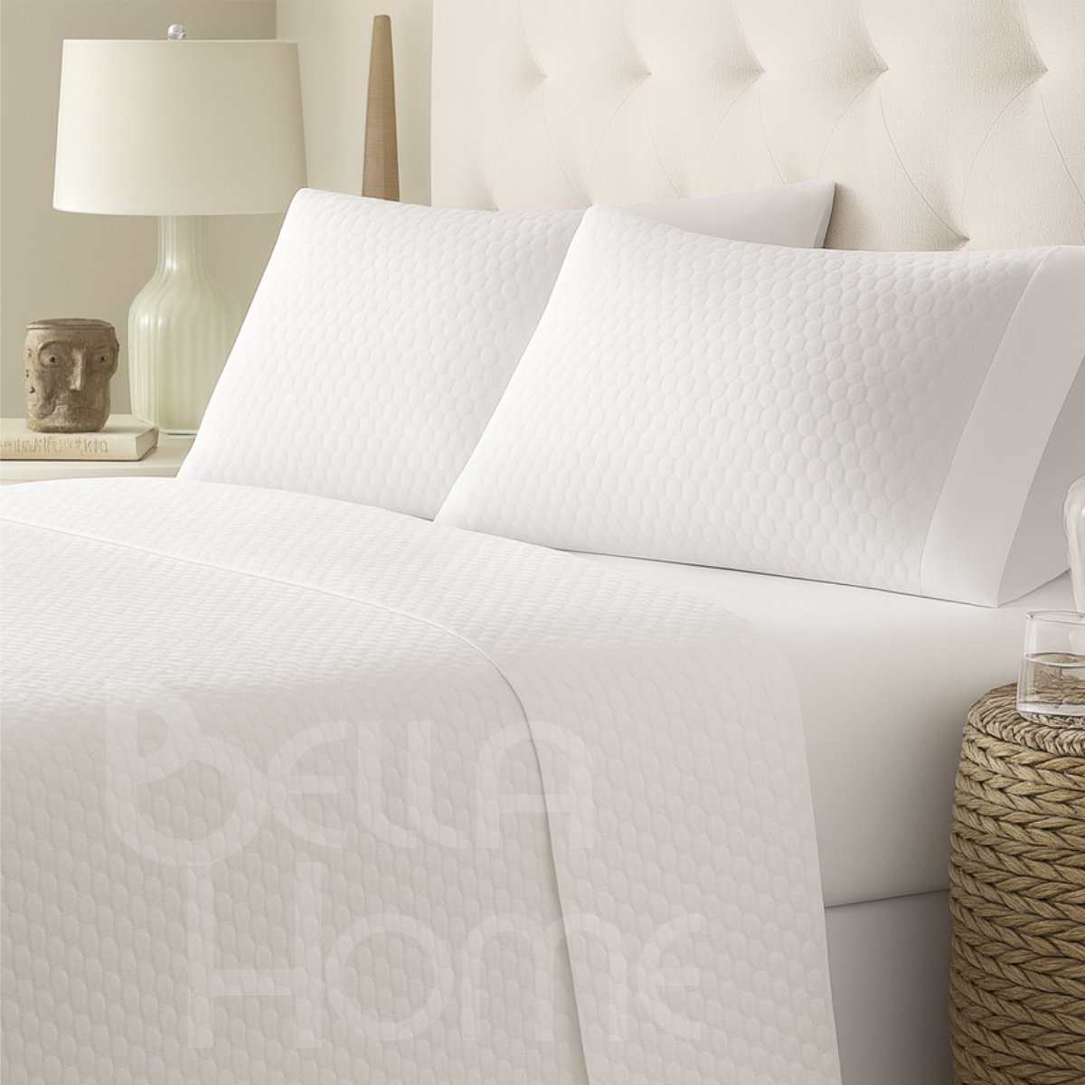 Juego De Sábanas Silky - Algodón Blanco - Image 3